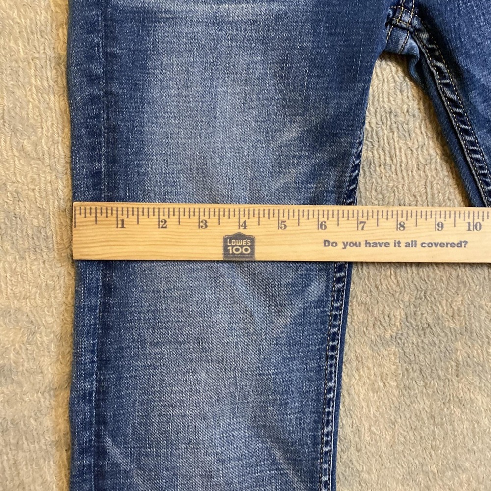 BKE Stella Jeans Womens 25x31.5 Medium Wash Blue Mid Rise Slim Bootcut Denim - Picture 10 of 14
